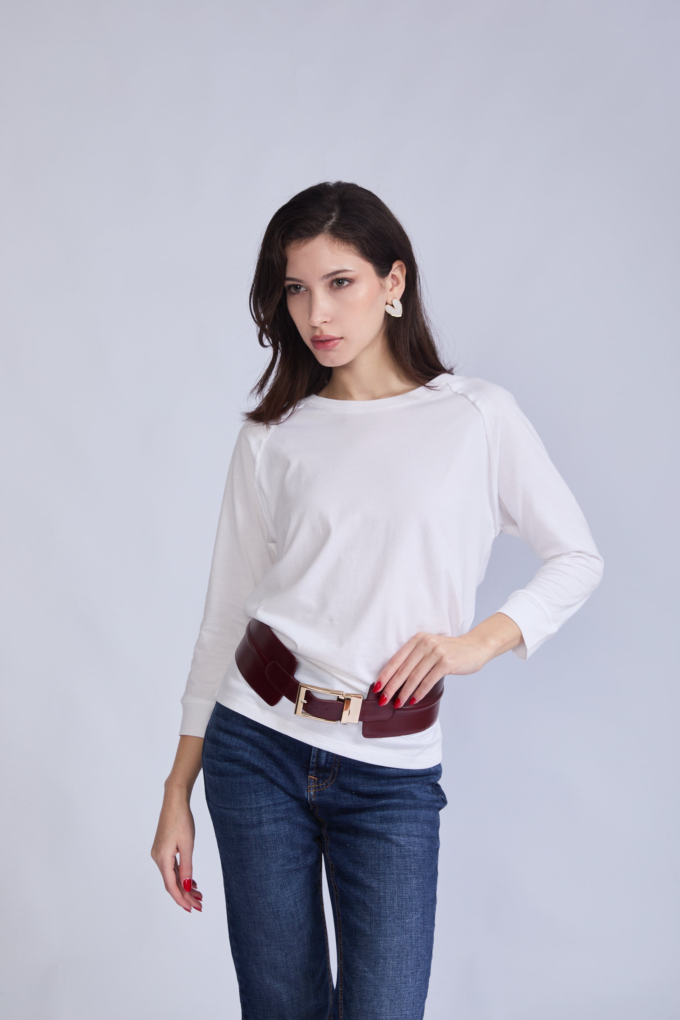 POLO PAULA MANGA 3/4 RANGLAN