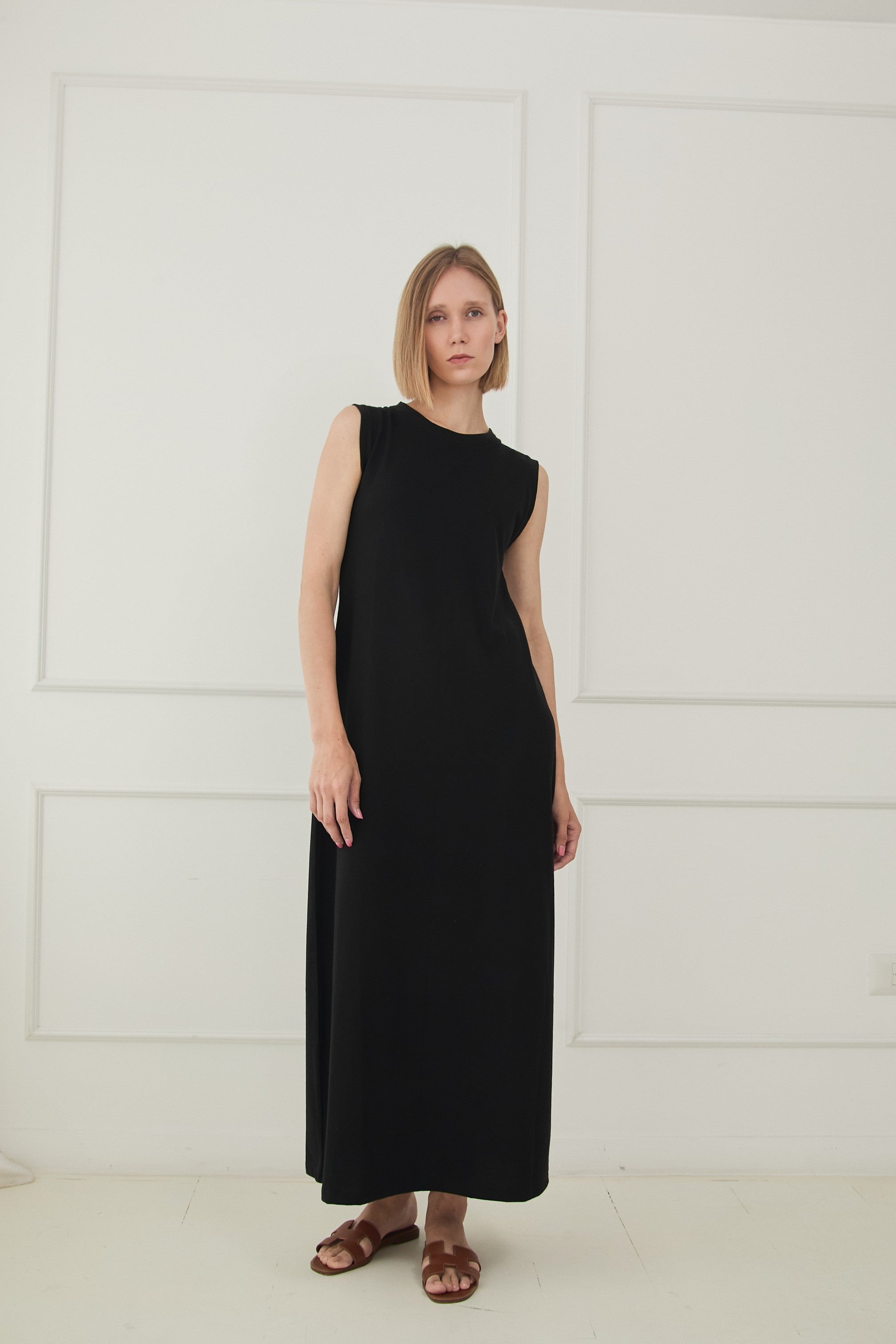 MAXI VESTIDO LORE 100% ALGODÓN PIMA