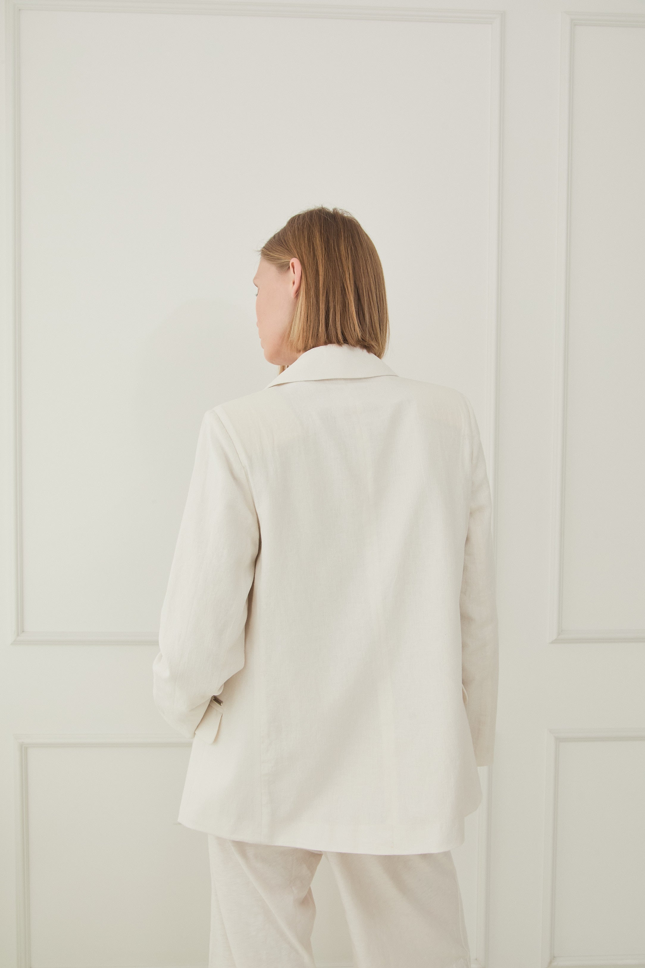 BLAZER DE LINO Y ALGODÓN