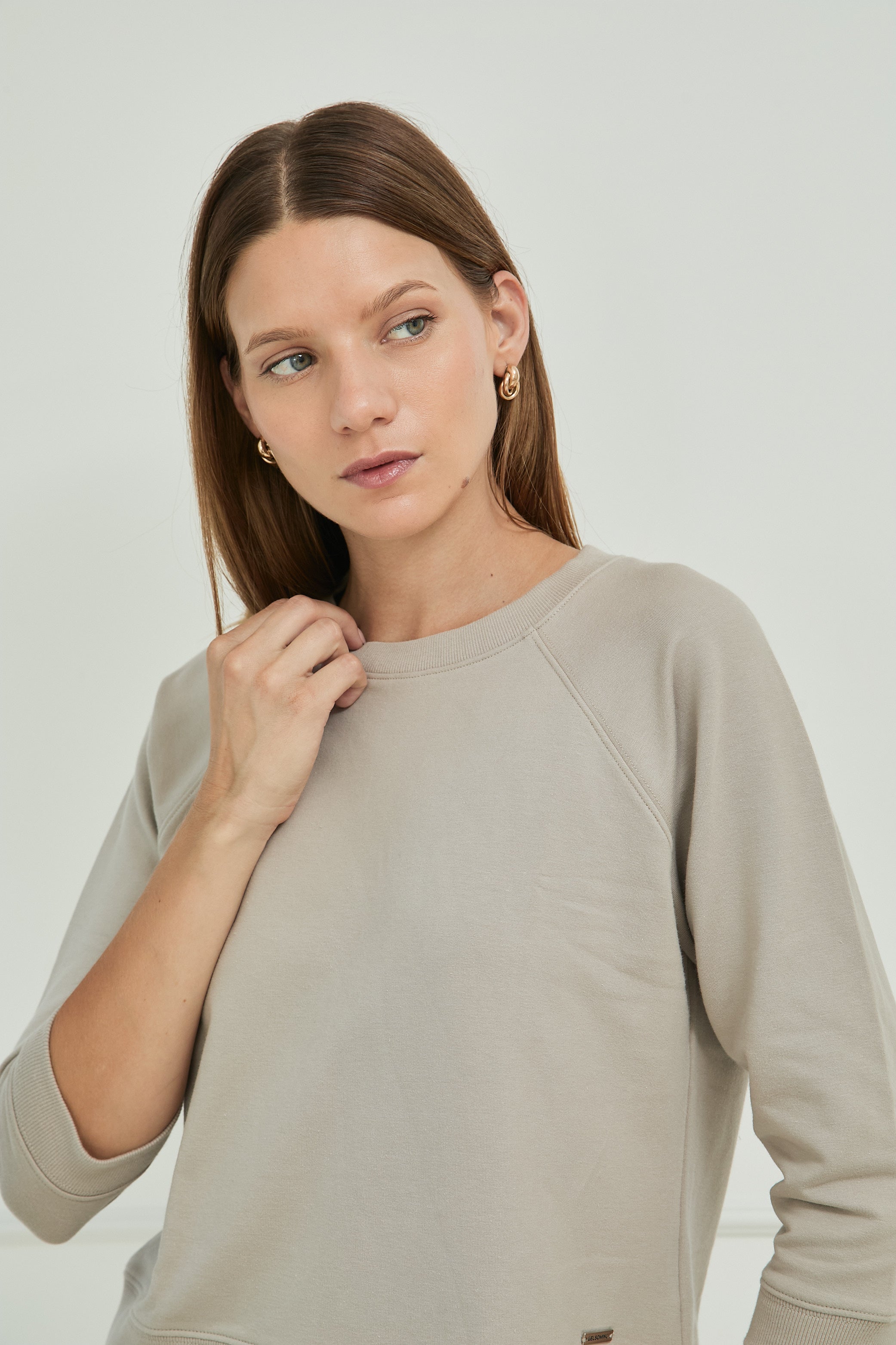 POLERA PIMA MANGA RANGLAN 3/4