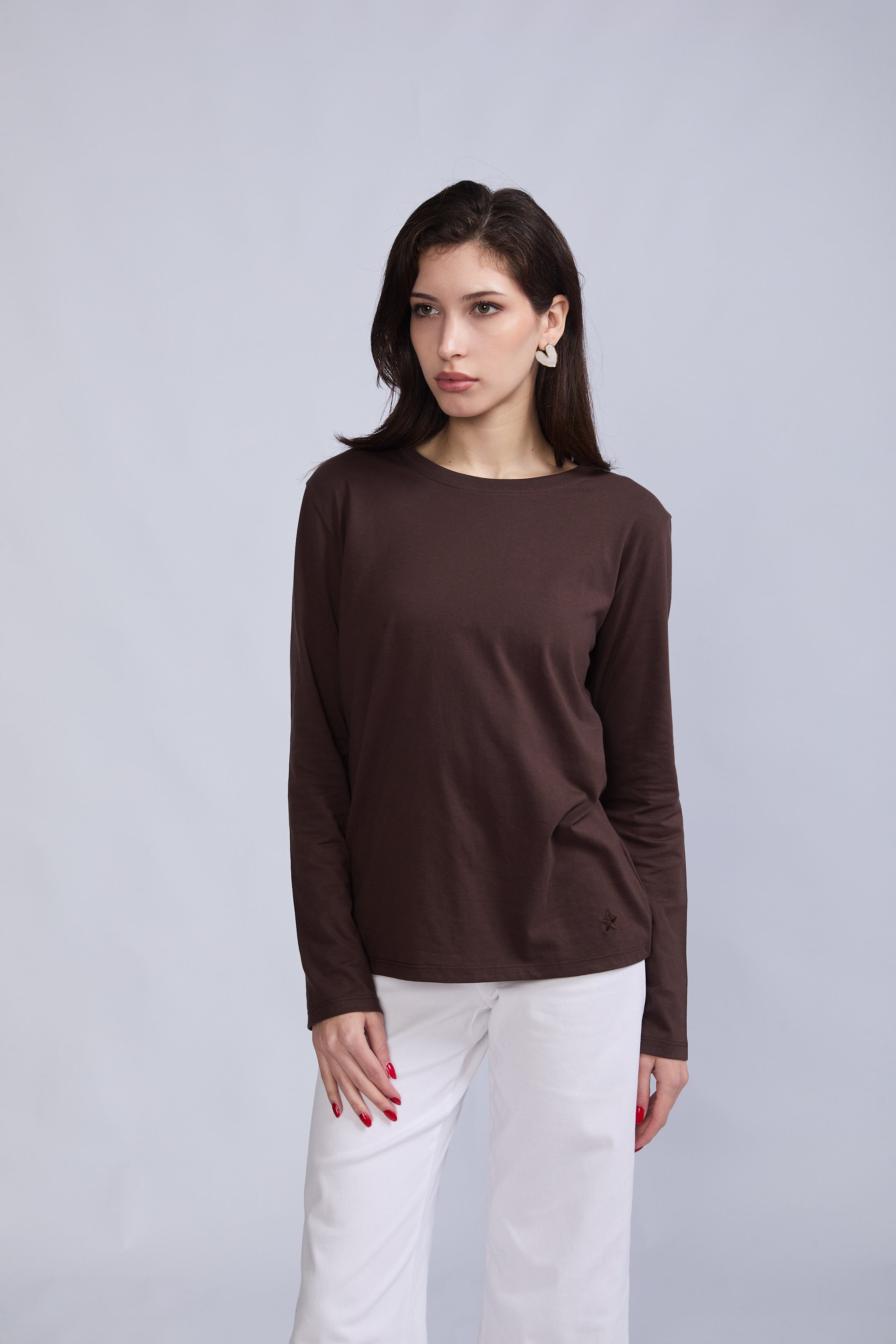 POLO MIA CUELLO REDONDO 100% ALGODÓN PIMA MANGA LARGA