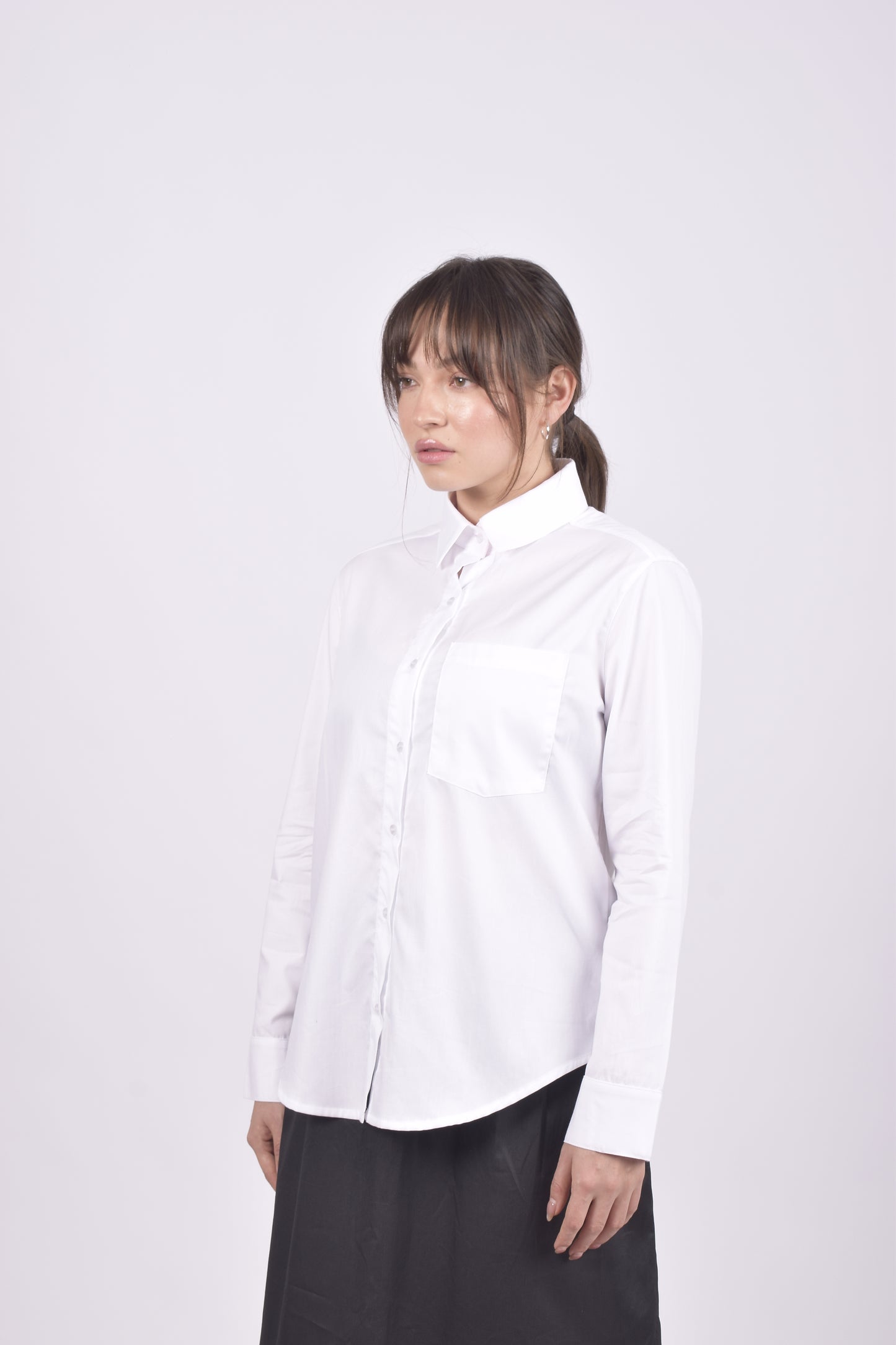 CAMISA OXFORD BLANCA 100% ALGODÓN PIMA