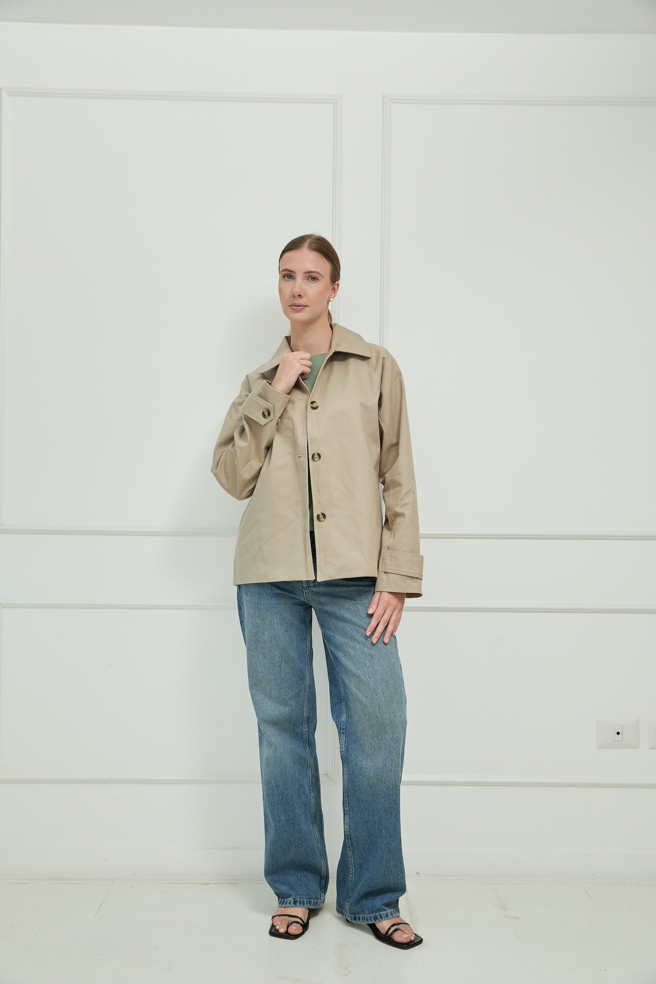 TRENCH COAT DRILL ALGODÓN